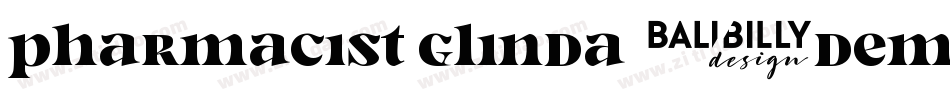 Pharmacist Glinda (demo)字体转换